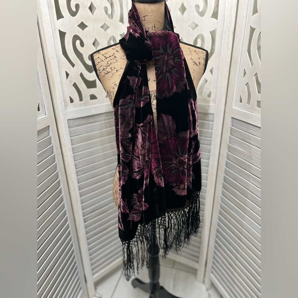 Y2K Silk Bohemian Scarf - Picture 6 of 11